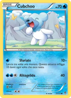Cubchoo, Colpi Furiosi No. 21 Normal