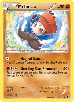 Meloetta, Legendary Treasures No. 86 Normal