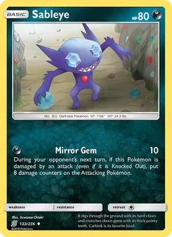 Sableye, Unified Minds Nº 133 Normal