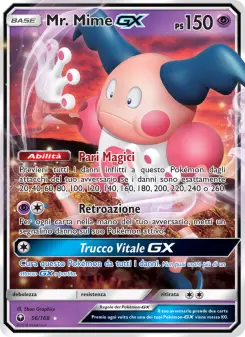 Mr. Mime GX, Tempesta Astrale Nº 56 Normal