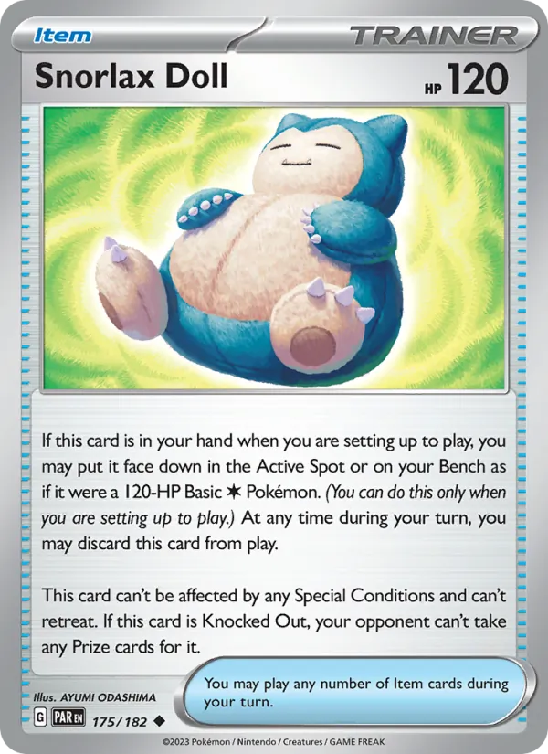Snorlax Doll, Paradox Rift No. 175