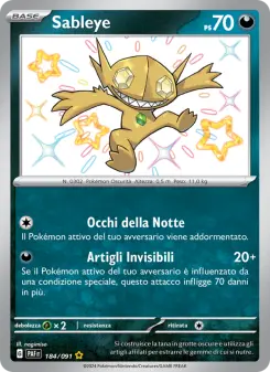 Sableye, Destino di Paldea Nº 184 Holo