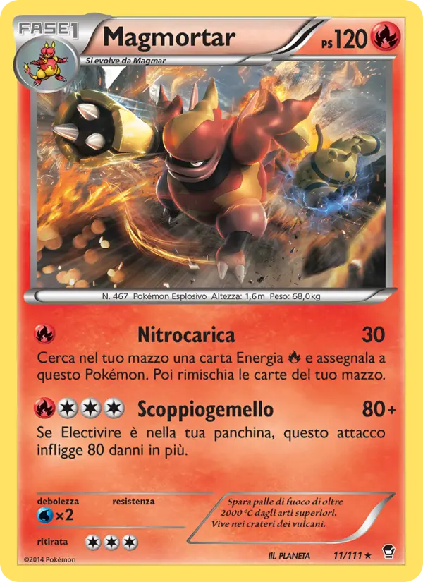 Magmortar, Colpi Furiosi Nº 11