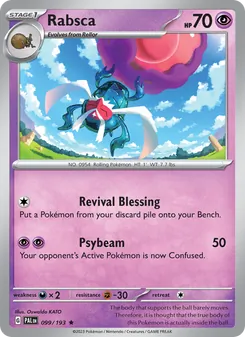 Rabsca, Paldea Evolved No. 099 Holo