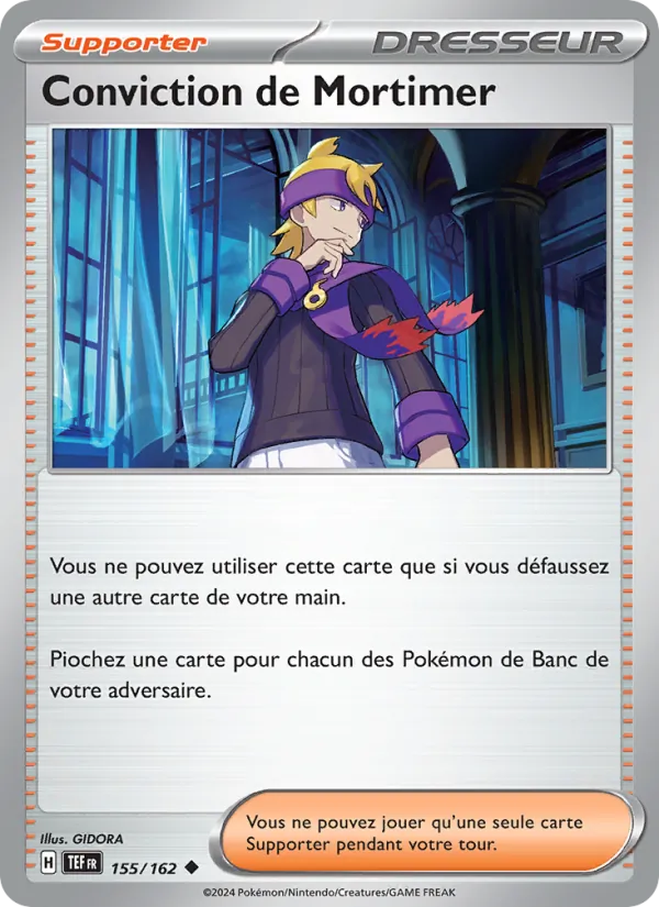 Conviction de Mortimer, Forces Temporelles Nº 155