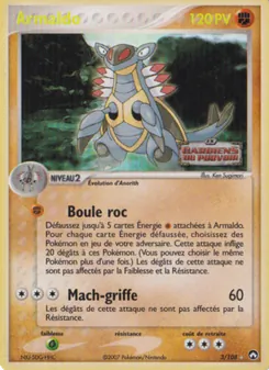 Armaldo, EX Gardiens du Pouvoir Nº 3 Holo