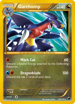 Garchomp, Plasma Freeze Nº 120 Normal
