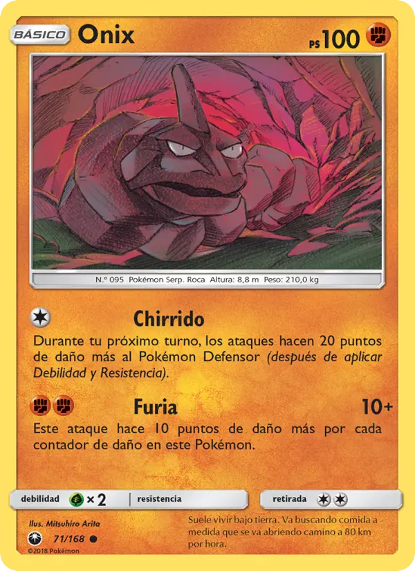 Onix, Tormenta Celestial Nº 71