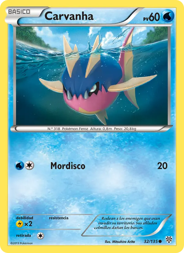 Carvanha, Tormenta Plasma Nº 32