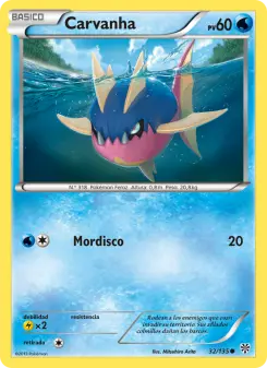 Carvanha, Tormenta Plasma Nº 32 Normal