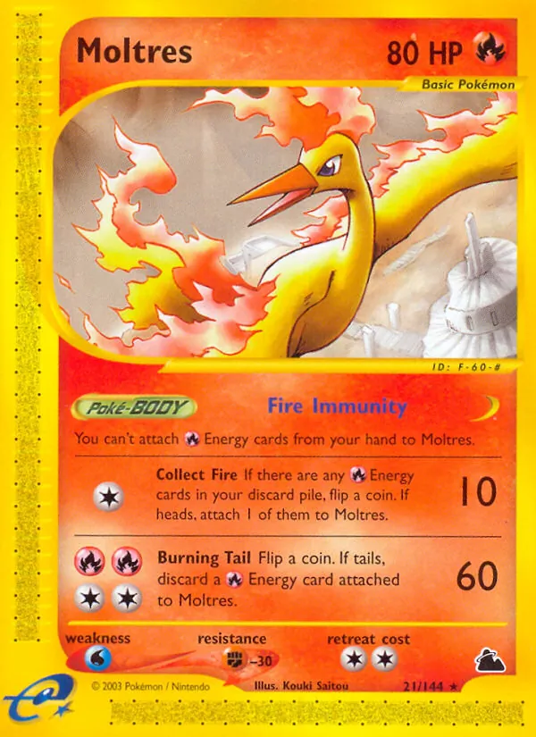 Moltres, Skyridge No. 21