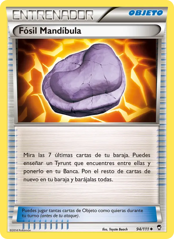 Fósil Mandíbula, Puños Furiosos No. 94
