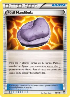 Fósil Mandíbula, Puños Furiosos Nº 94 Normal