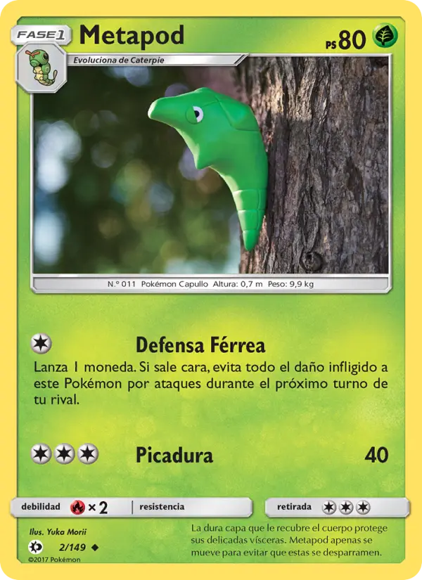 Metapod, Sol y Luna No. 2