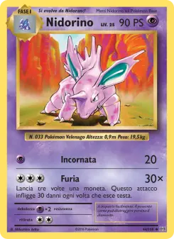Nidorino, Evoluzioni No. 44 Normal
