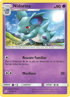 Nidorina, Union de Aliados Nº 55 Normal