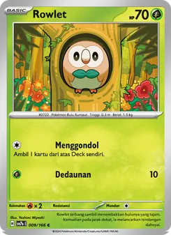 Rowlet, Bimbingan Rasi Nº 009 Normal