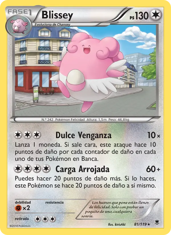 Blissey, Fuerzas Fantasmales No. 81