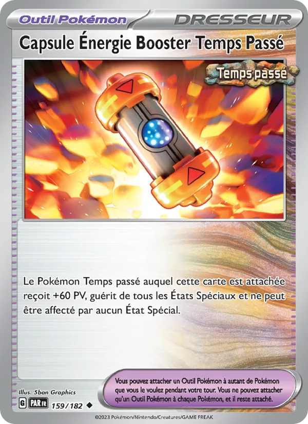 Capsule Énergie Booster Temps Passé, Faille Paradoxe No. 159