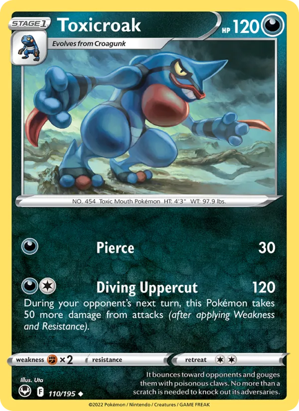 Toxicroak, Silver Tempest No. 110
