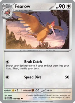 Fearow, 151 Nº 022 Normal