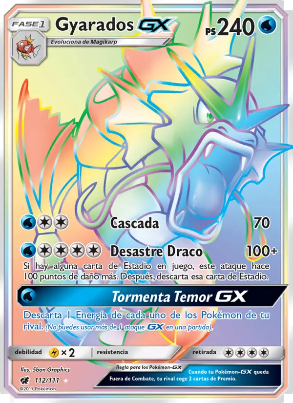 Gyarados GX, Invasión Carmesí No. 112