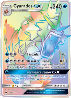 Gyarados GX, Invasión Carmesí No. 112 Normal