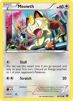 Meowth, Steam Siege No. 88 Normal