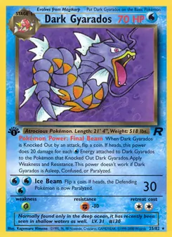Dark Gyarados, Team Rocket No. 25 Normal