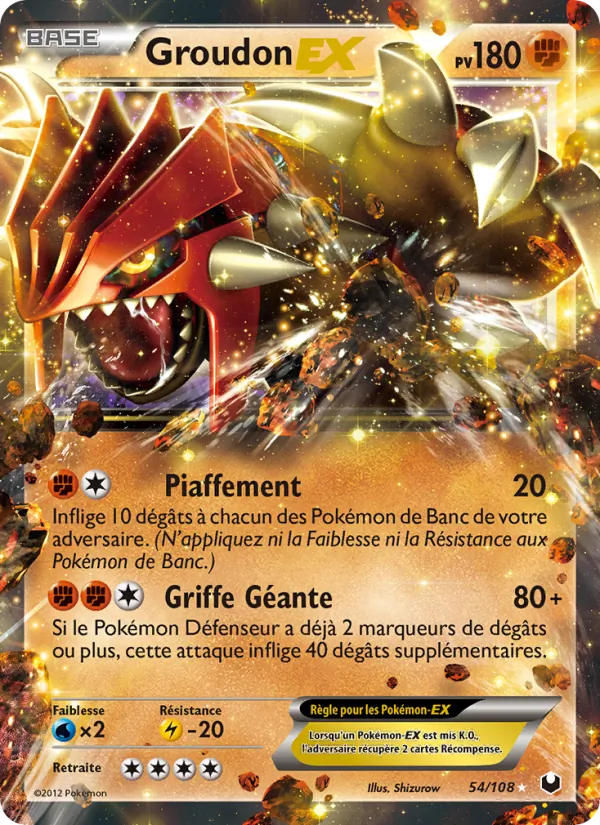 Groudon-EX, Explorateurs Obscurs No. 54