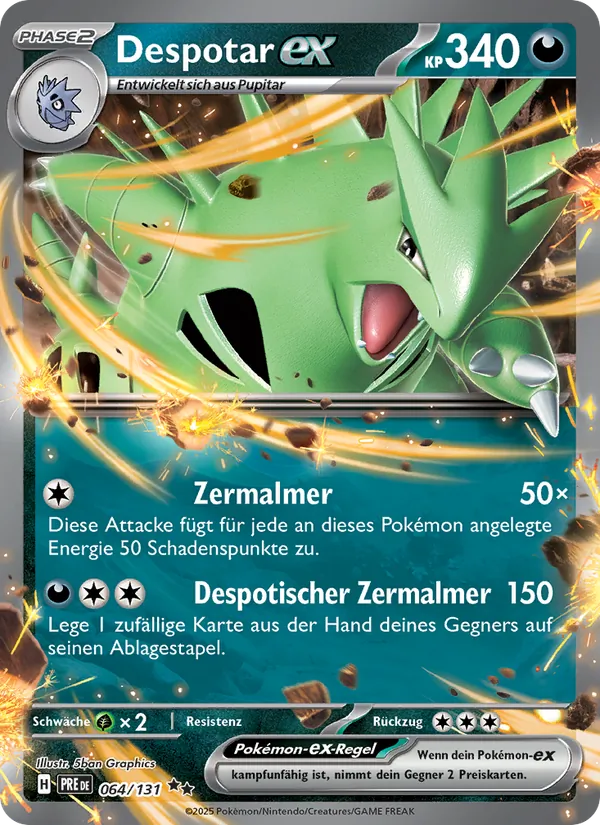 Despotar-ex, Prismatische Entwicklungen No. 064