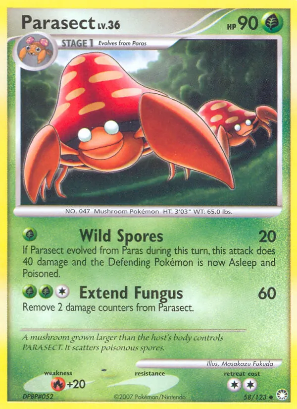 Parasect, Mysterious Treasures Nº 58