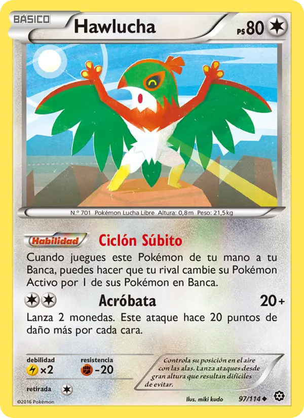Hawlucha, Asedio de Vapor No. 97