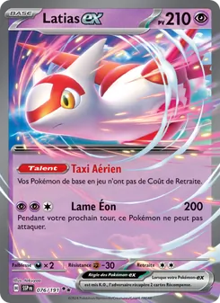 Latias-ex, Étincelles Déferlantes Nº 076 Holo