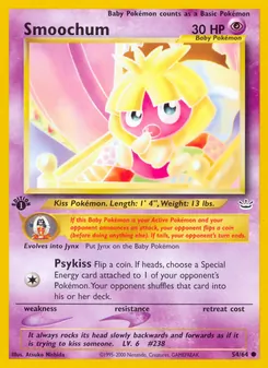 Smoochum, Neo Revelation No. 54 Normal
