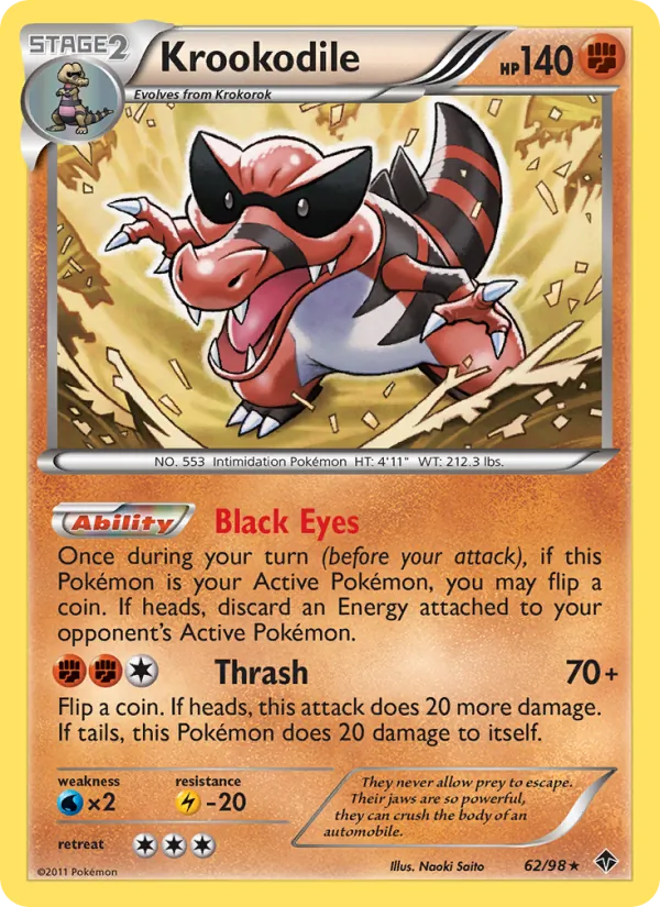 Krookodile, Emerging Powers Nº 62