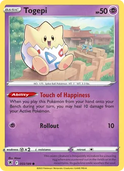 Togepi, Astral Radiance No. 055 Normal