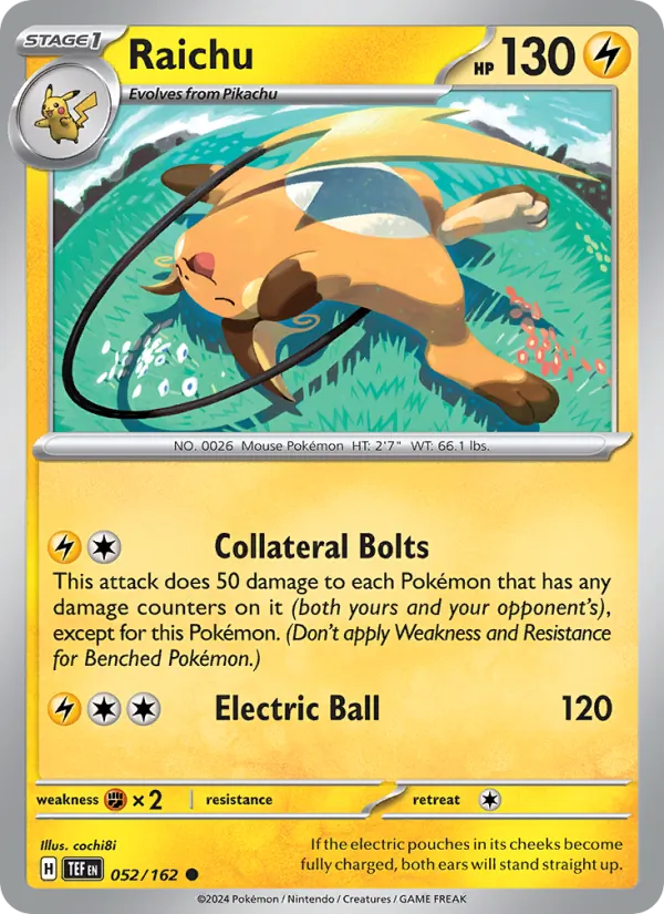 Raichu, Temporal Forces Nº 052