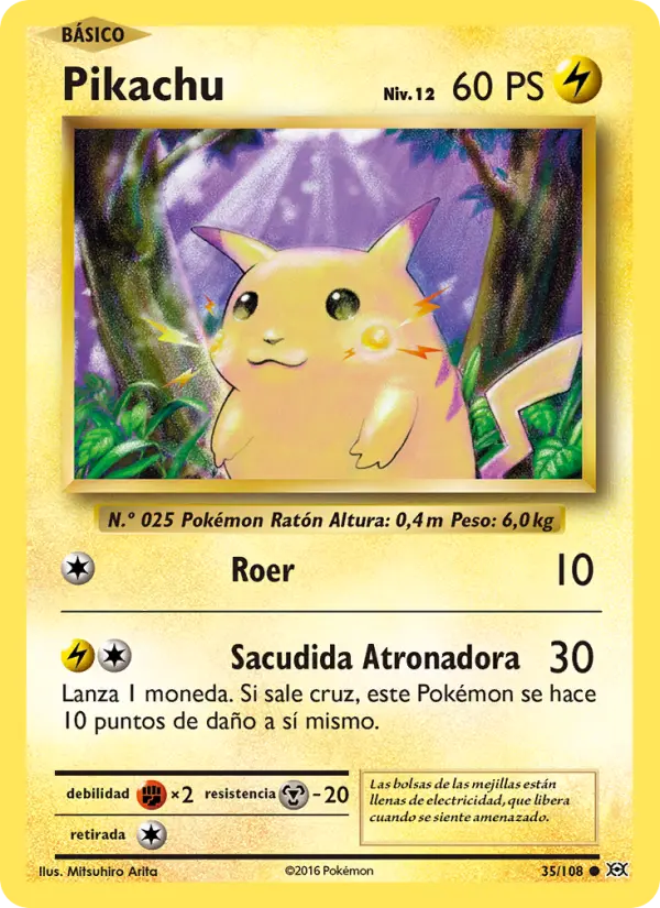 Pikachu, Evoluciones No. 35