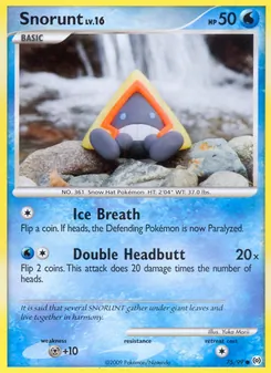 Snorunt, Arceus No. 75 Normal