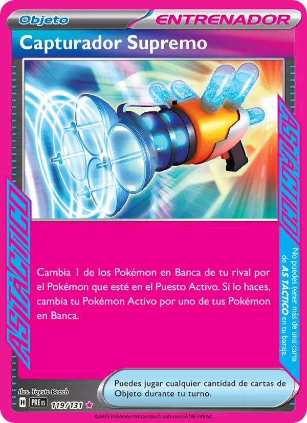 Capturador Supremo, Evoluciones Prismáticas Nº 119