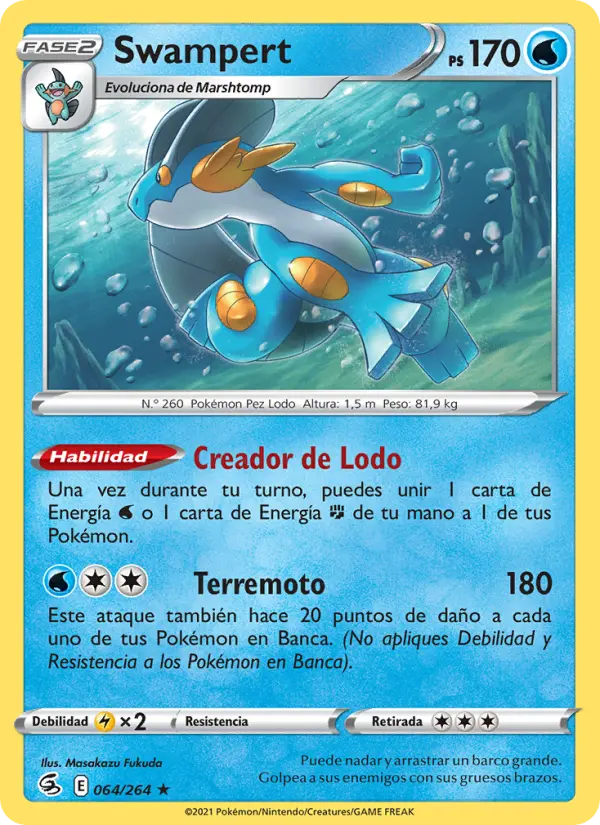 Swampert, Golpe Fusión Nº 64
