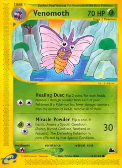 Venomoth, Skyridge No. 111 Normal