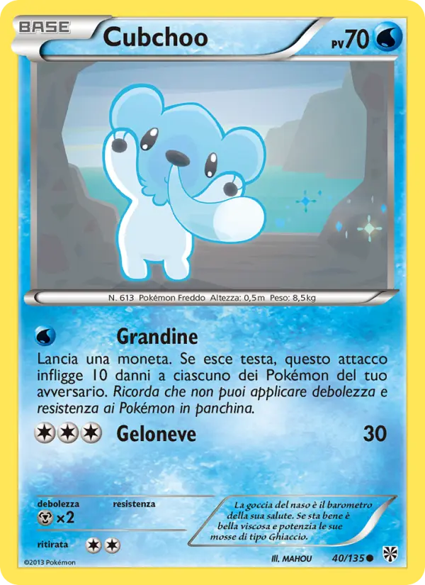 Cubchoo, Uragano Plasma Nº 40