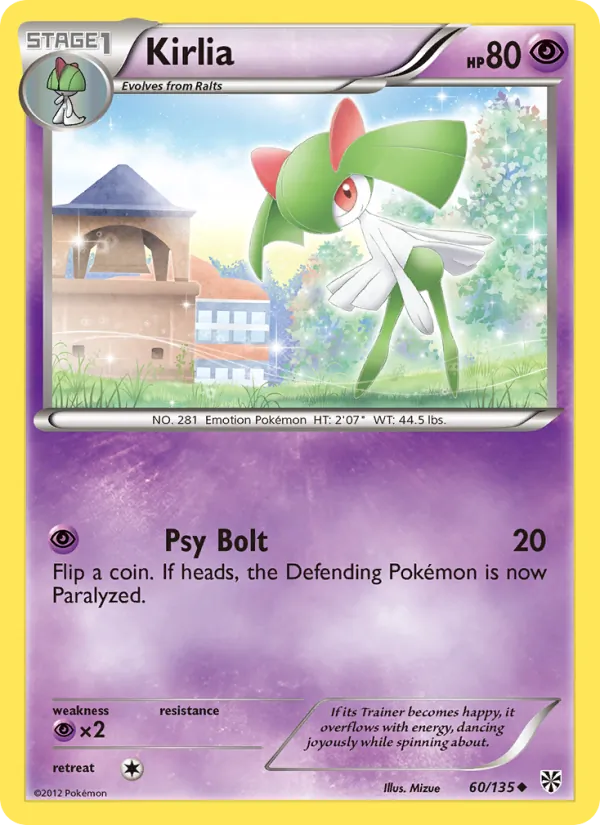 Kirlia, Plasma Storm Nº 60