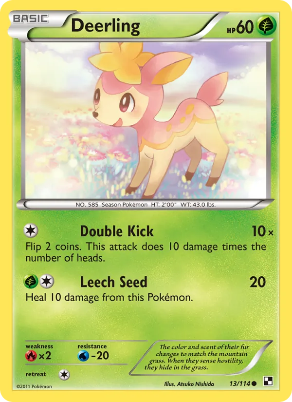 Deerling, Black & White No. 13
