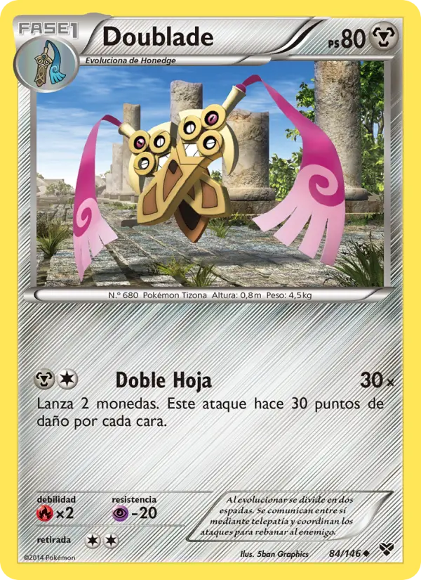 Doublade, XY Nº 84