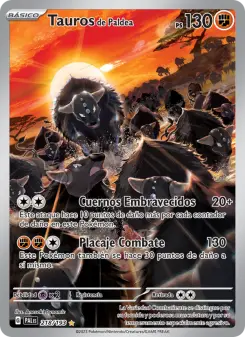 Tauros de Paldea, Evoluciones en Paldea No. 218 Holo