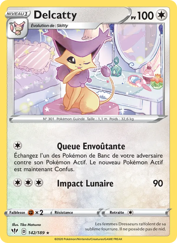 Delcatty, Ténèbres Embrasées Nº 142