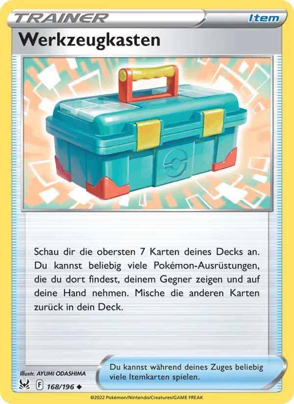 Werkzeugkasten, Verlorener Ursprung Nº 168
